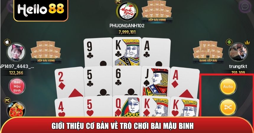 Giới thiệu cơ bản về trò chơi bài mậu binh